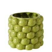 Donice - Boltze Porcelanowa donica Lime 16cm zielona - miniaturka - grafika 1