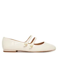 Baleriny - Baleriny Coach Winley Mary Jane CX042 Biały - miniaturka - grafika 1