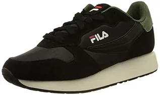 Sneakersy męskie - FILA Męskie sneakersy retro, czarny - Black Thyme - 45 EU - grafika 1