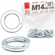 Śruby i nakrętki - Podkładka sprężysta M14 sprężynowa DIN 127 płaska ocynkowana 10szt. - miniaturka - grafika 1