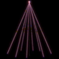 Oświetlenie świąteczne - vidaXL vidaXL Choinka z lampek, wewn./zewn., 1300 kolorowych diod LED, 8 m - miniaturka - grafika 1