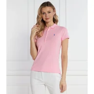 Koszulki i topy damskie - POLO RALPH LAUREN Polo Julie Slim Fit pique - miniaturka - grafika 1