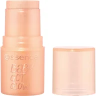Rozświetlacze do twarzy i ciała - Essence Baby Got Glow Rozświetlacz w Sztyfcie 10 Golden Aura - miniaturka - grafika 1
