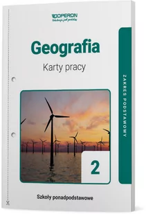 OPERA-TECH Geografia LO 2 Karty pracy ZP OPERON Małgorzata Ziarnowska - Podręczniki dla liceum - miniaturka - grafika 1