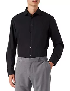 Seidensticker Męska koszula biznesowa – nie wymaga prasowania, taliowana koszula -Shaped Fit – bardzo długie rękawy – kołnierz typu Kent – 100% bawełna - Koszule męskie - miniaturka - grafika 1