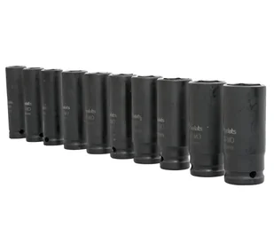 Klucz pneumatyczny udarowy 1450Nm REDATS P-120 1/2" + wtyk + nasadki udarowe 1/2" długie REDATS 10 szt. - Klucze i nasadki - miniaturka - grafika 4