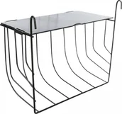 Akcesoria dla gryzoni - Trixie Paśnik wiszący, dla królika/gryzoni, czarny, metal/plastik, 25 × 18 × 12 cm, z pokrywką - miniaturka - grafika 1