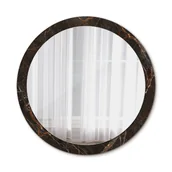 Lustra - Ścienne Lustro Łazienkowe Brązowy marmur 100cm - miniaturka - grafika 1