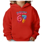 Bluzy dla dziewczynek - BLUZA DZIECIĘCA 67 SIX SEVEN VIRAL 146-152 CHŁOPIĘCA DZIEWCZĘCA PREZENT - miniaturka - grafika 1