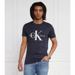CALVIN KLEIN JEANS T-shirt CORE MONOLOGO | Slim Fit - Koszulki męskie - miniaturka - grafika 1