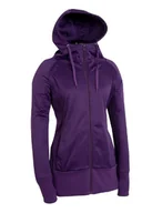 Bluzy damskie - Nitro Damska bluza z kapturem FAME ZHD, fioletowa, L - miniaturka - grafika 1
