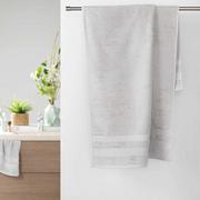 Ręczniki - Douceur d'intérieur Douceur dintérieur Ręcznik kąpielowy EXCELLENCE 70 x 130 cm kolor jasnoszary 1800905 - miniaturka - grafika 1