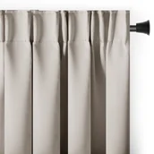 Zasłony - Beżowa zasłona zaciemniająca 140x270 AmeliaHome - miniaturka - grafika 1