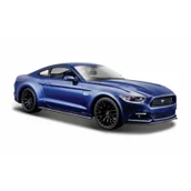 Kolekcjonerskie modele pojazdów - Model kompozytowy Ford Mustang GT 2015 1/24 niebieski Maisto - miniaturka - grafika 1
