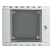 Szafy rack - Lanberg Szafa wisząca dwusekcyjna 19 9U szara WF02-6609-10""S (WF02-6609-10S) - miniaturka - grafika 1