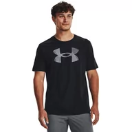 Koszulki sportowe męskie - Męski t-shirt z nadrukiem Under Armour UA Big Logo Fill - czarny - UNDER ARMOUR - miniaturka - grafika 1