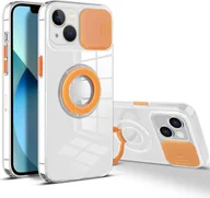 Etui i futerały do telefonów - König Design Etui kompatybilne z Apple iPhone 13 Plastikowe, miękkie etui na telefon komórkowy - Etui na telefon komórkowy Pomarańczowy - miniaturka - grafika 1