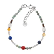 Bransoletki - Bransoletka znak zodiaku rak - mix kamieni i srebro - miniaturka - grafika 1