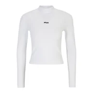Bluzy damskie - Longsleeve damski FILA Linnuse Cropped Turtle Neck - miniaturka - grafika 1