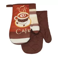 Fartuchy i rękawice kuchenne - Euromat Rękawice Kuchenne z Magnesem Coffee II FS40 13633 - miniaturka - grafika 1