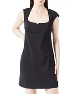 Sukienki - Pinko Damska urocza sukienka ze ściegiem z tkaniny S na co dzień, Z99_czarna limuzyna, 40 - miniaturka - grafika 1