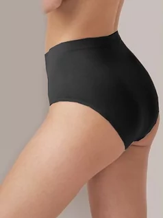 Majtki damskie - Figi Bikini Maxi Black (Rozmiar S) - grafika 1