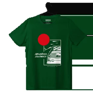 T-shirt koszulka Datsun 240Z zielona-3XL - Odzież do sportów motorowych - miniaturka - grafika 1