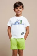 Dresy i komplety dla chłopców - Mayoral komplet bawełniany dziecięcy kolor zielony - miniaturka - grafika 1