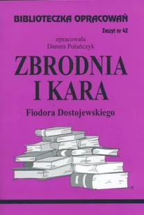 Biblios Biblioteczka opracowań nr 042 Zbrodnia i kara - Pomoce naukowe - miniaturka - grafika 1