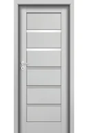 Drzwi wewnętrzne - Pol-Skone Dzwi Wewnętrzne Z Szybą Unito W3S Laminowane Platino - miniaturka - grafika 1