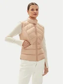 Kamizelki damskie - Guess Bezrękawnik W4YL08 WGAE2 Beżowy Regular Fit - miniaturka - grafika 1