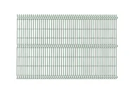 Ogrodzenia - Panel ogrodzeniowy 3D zielony, 123x250 cm, oczko 50x200 mm, drut 4 mm - miniaturka - grafika 1