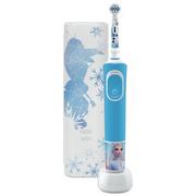 Szczoteczki do zębów dla dzieci - Szczoteczka elektryczna ORAL-B D100 Kids Frozen + etui podróżne - miniaturka - grafika 1