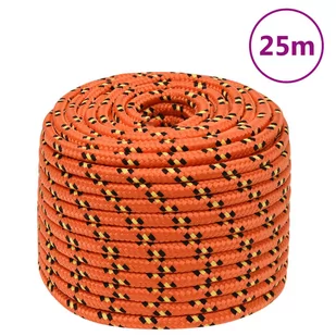 Linka żeglarska, pomarańczowa, 14 mm, 25 m, polipropylen - Żeglarstwo - miniaturka - grafika 1