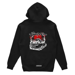 Czarna bluza z kapturem TOYOTA Supra MK4 SAKURA-L - Odzież do sportów motorowych - miniaturka - grafika 1