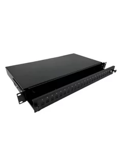 Alantec Alantec Przełącznica FO 19" 1U 24xSC simplex czarna FOP-1U-24SCS-C - Anteny Wi Fi - miniaturka - grafika 1