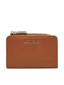 Portfele - Coccinelle Mały Portfel Damski MW5 Metallic Soft E2 MW5 17 01 01 Brązowy - miniaturka - grafika 1