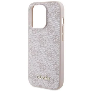 Etui Guess 4G Metal Gold Logo na iPhone 15 Pro - różowe - Etui i futerały do telefonów - miniaturka - grafika 6
