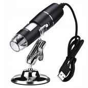 Mikroskopy i lupy - Mikroskop Cyfrowy Usb 8 Led Smd 1000X Lupa Zoom - miniaturka - grafika 1