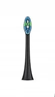 Końcówki do szczoteczek elektrycznych - Końcówki do szczoteczki sonicznej Heelly X700 czarne - miniaturka - grafika 1