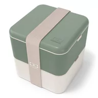Lunch boxy - Monbento MONBENTO Square Natural Green lunch box 1,7 litra (Made in France) 13120044 - miniaturka - grafika 1