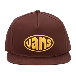 Vans czapka z daszkiem Hopper Snapback Bitter Chocolat VN000HSE7YO1 - Czapki i chusty sportowe męskie - miniaturka - grafika 1