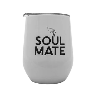 TermoLid – stalowe naczynko z pokrywką – Soul Mate (białe) – 350 ml - Yerba Mate - miniaturka - grafika 2
