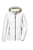 Kurtki damskie - G.I.G.A. DX Damska kurtka pikowana/kurtka przejściowa z kapturem GS 69 WMN QLTD JCKT, złamana biel, 48, 42685-000 - miniaturka - grafika 1