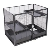 Klatki dla gryzoni - TIAKI, klatka dla małych zwierząt Étagère - Dodatek - uzupełnienie klatki głównej: dł. x szer. x wys.: 93,5 x 63 x 73,8 cm - miniaturka - grafika 1
