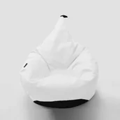 Fotele i pufy dla dzieci - Pufa Worek Dla Dzieci Tipi Biały - miniaturka - grafika 1