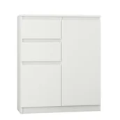 Komody - Komoda 98Cm Biała Szafka 2 Szuflada Producent Pl - miniaturka - grafika 1