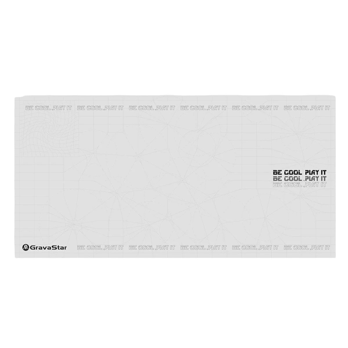 Gravastar Gaming Mouse Pad White
