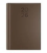 Kalendarze - Kalendarz 2026 A5 dzienny print brązowy - kalendarz - miniaturka - grafika 1