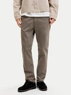 Spodnie męskie - Jack & Jones Spodnie materiałowe Clark Finn 12293328 Brązowy Regular Fit - miniaturka - grafika 1